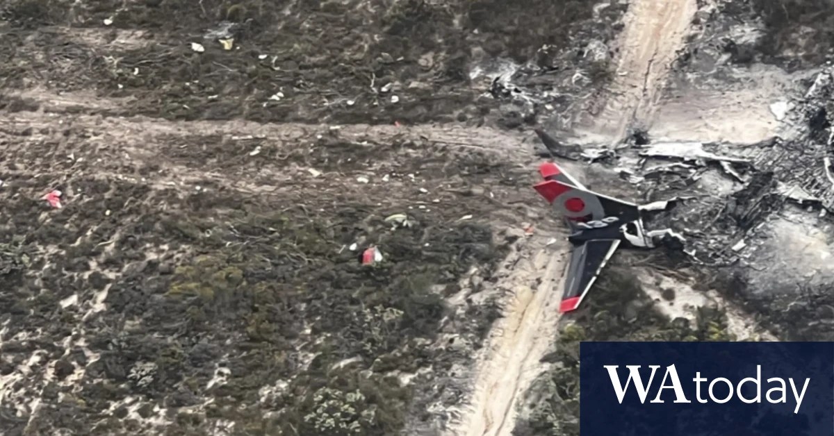 Drone hits water bomber